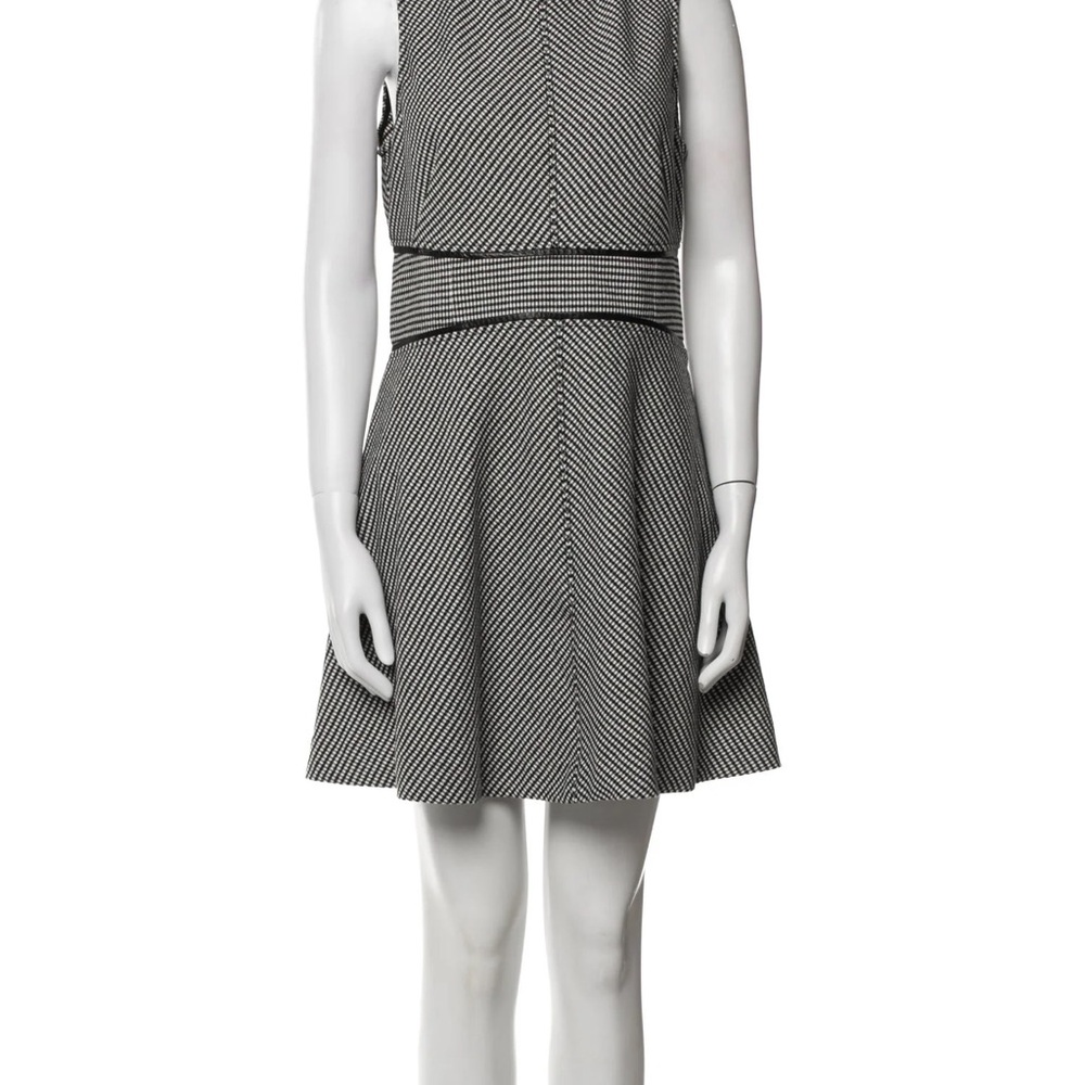 Derek Lam Black and White Striped Mini Dress